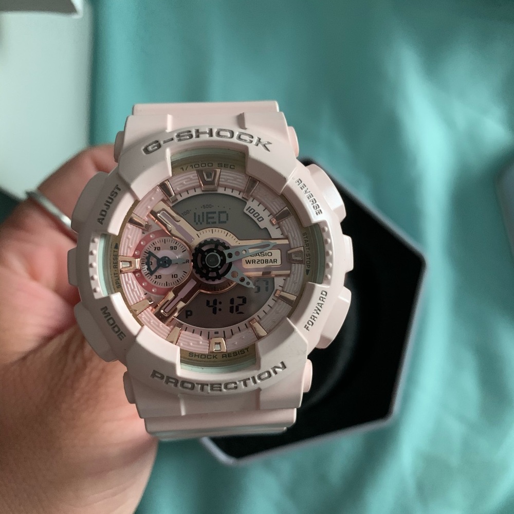 G-Shock baby pink watch